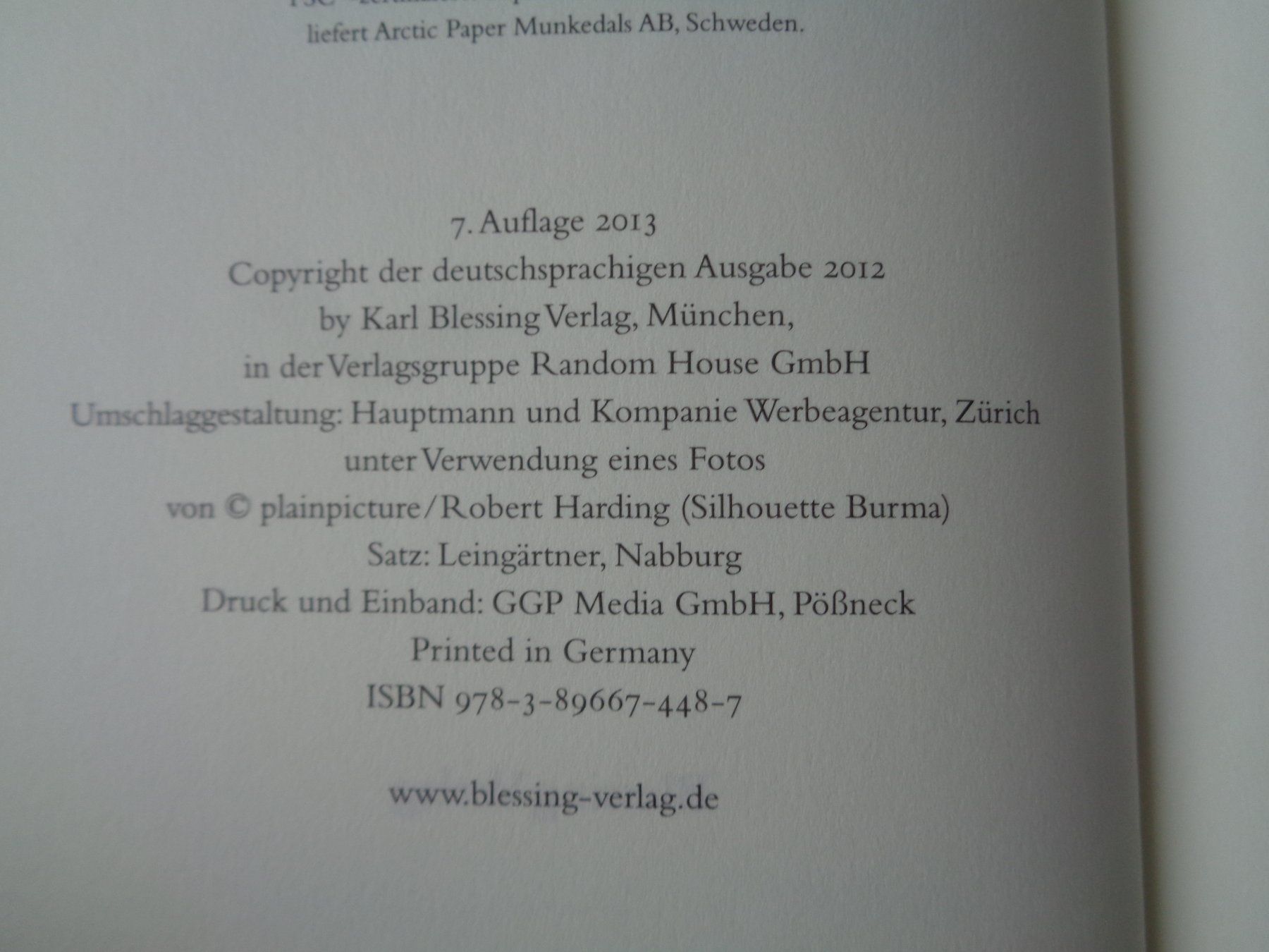 Bücher: Herzenstimmen - Jan-Philipp Sendker - Roman - Blessing – Gebraucht aus Chur von Oregano1 1