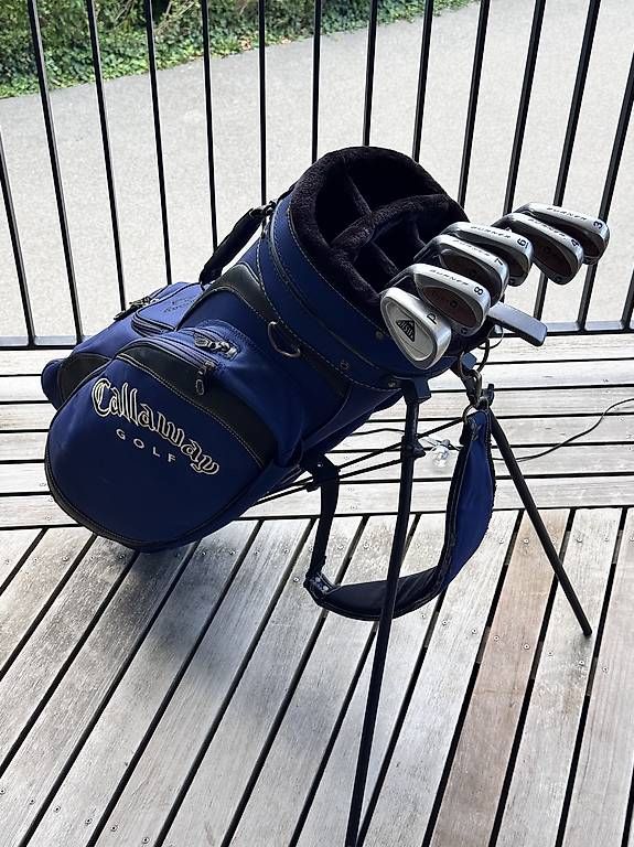 Taylor Made Mazze & Set: TaylorMade LH Eisenset inkl. Callaway Golfbag – Usato da Basel venduto da easydriver23 2