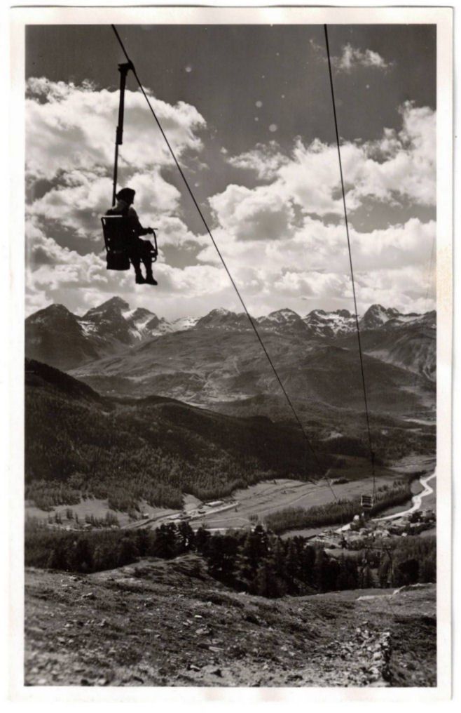 Cartoline postali: Pontresina - Sessellift – Usato da Binningen venduto da Mountainrider