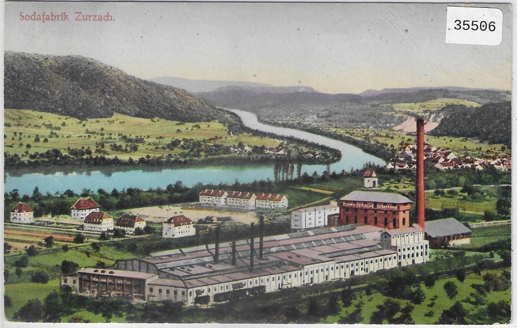 Cartoline postali: Sodafabrik Zurzach - Litho – Usato da Ettingen venduto da Kartenplanet
