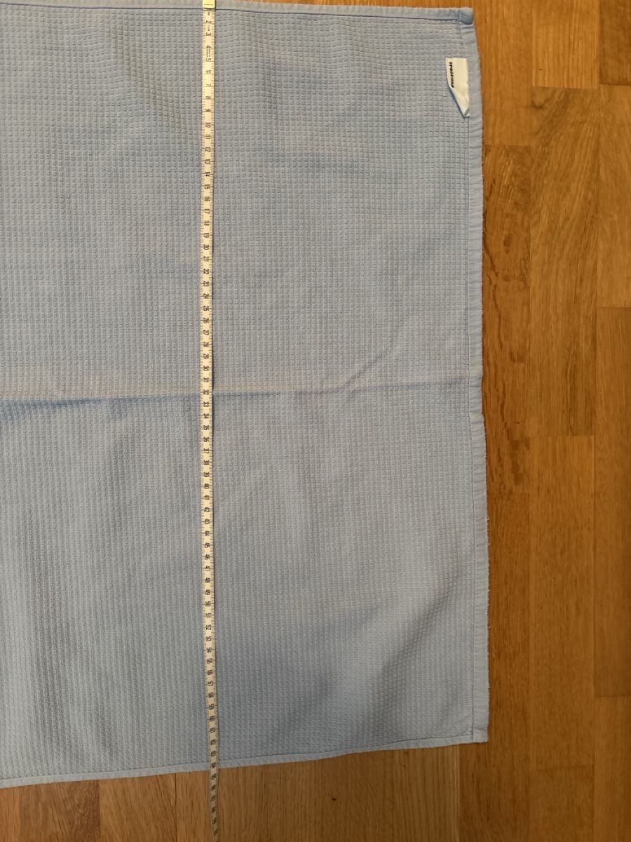 Teli da bagno: Saunatücher 1.80 x 65 cm hellblau  – Usato da Basel venduto da clemens2 1