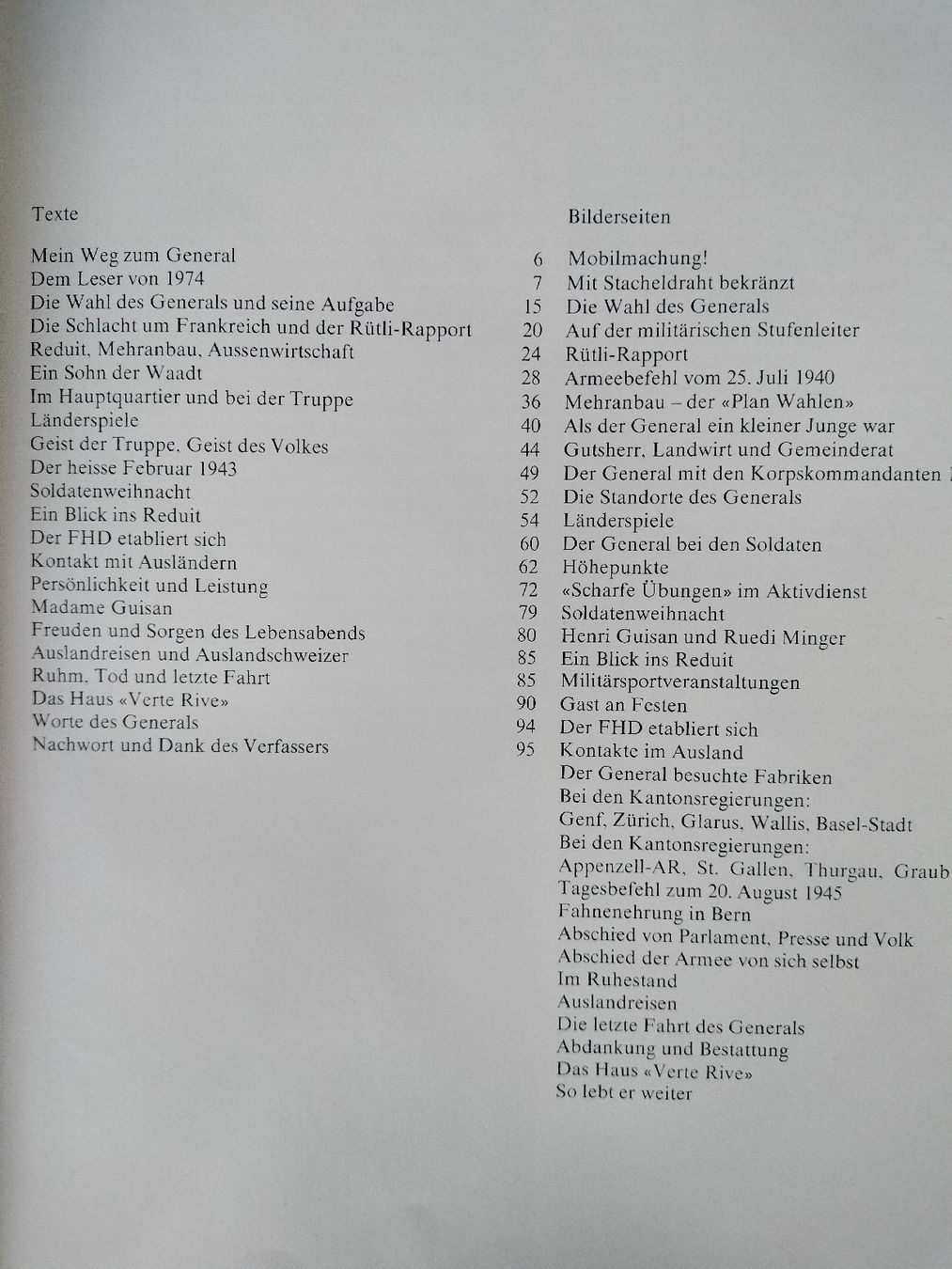 Libri: Schweizer Armee Militär Buch , Der General – Usato da Schwanden Sigrisw venduto da len_9yqg 1