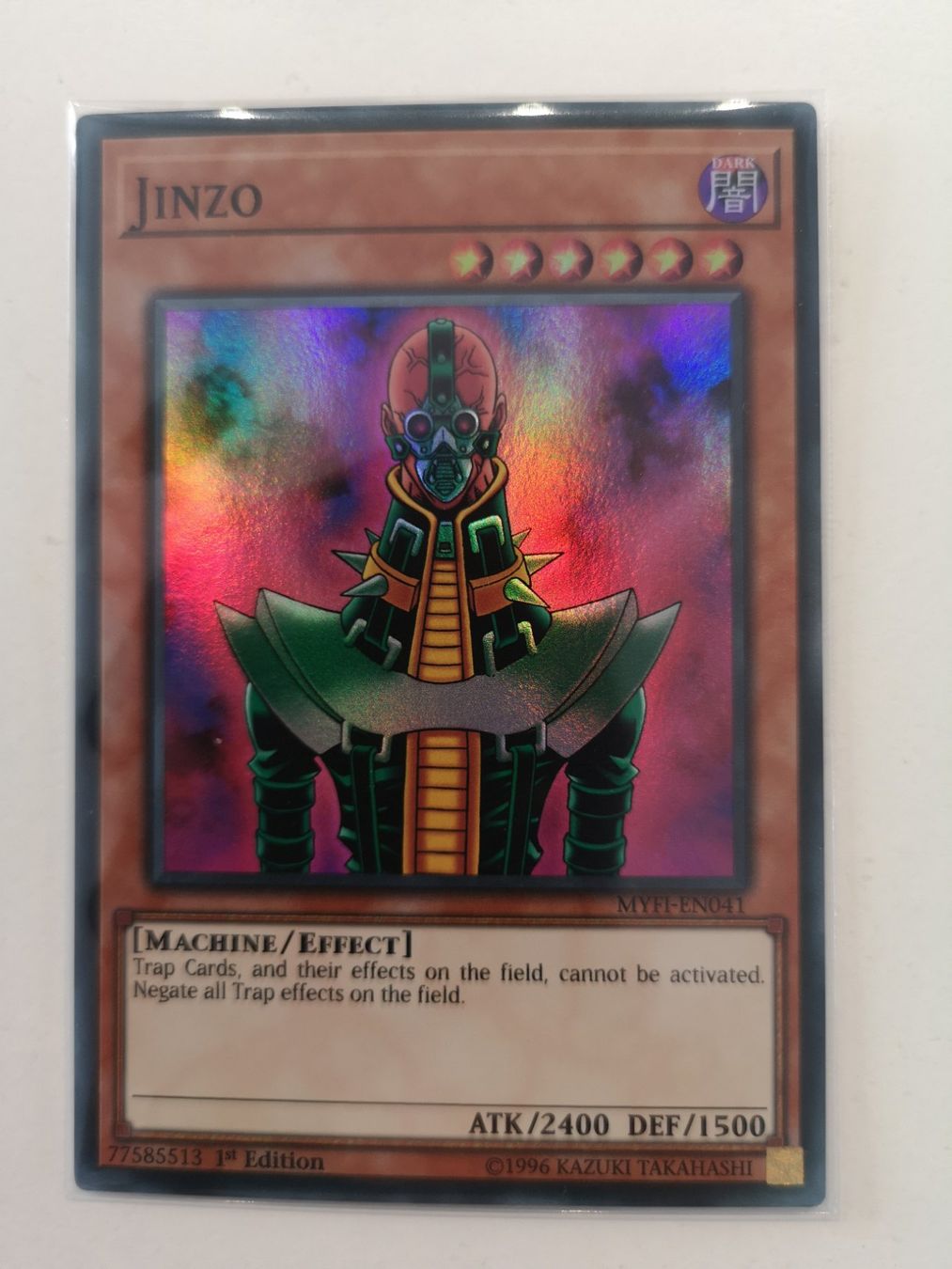 Yugioh Carte collezionabili: Jinzo Super Rare 1.Edition Englisch Mint – Nuovo (secondo la descrizione) da Boswil venduto da ShoppingCenterCity 2