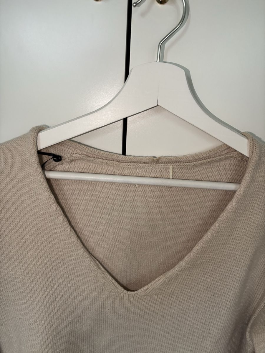 H&M Maglioni & Felpe: Damen Pullover V-Ausschnitt beige M H&M – Usato da Tann venduto da Dina.q 3