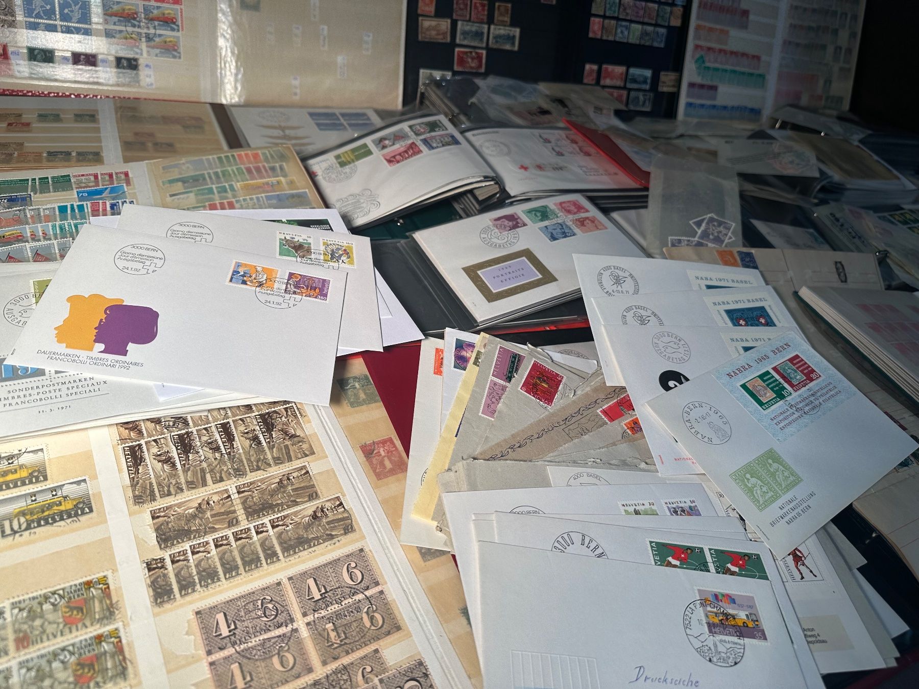 Tutti i francobolli: Briefmarkensammlung - Auflösung – Usato da Stettfurt venduto da 2442 8