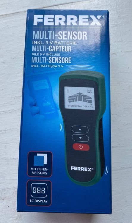 Originalverpackter Multi-Sensor mit Tiefenmessung von FERREX (Neu und ...