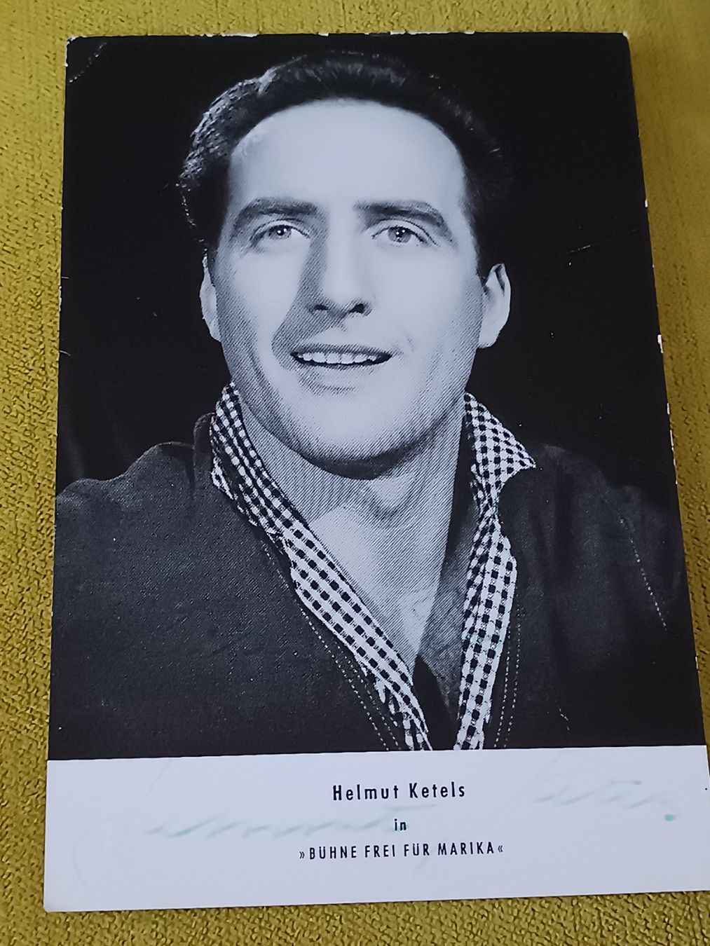 Autografi: Helmut Ketels - 2014 verstorben - handsigniert – Usato da Menziken venduto da Autogramme