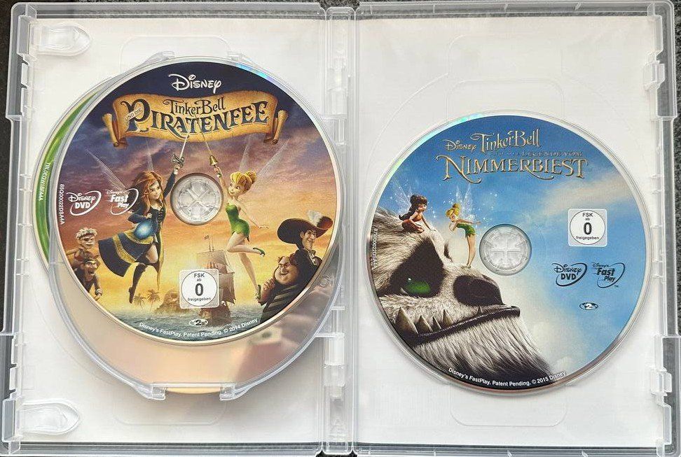 Tutti i DVDs: 6 DVDs Tinkerbell Collection - Alle Abenteuer – Usato da Beringen venduto da Mantafisch1 6