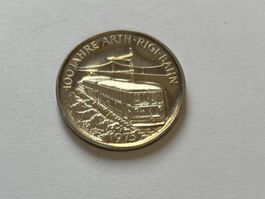 Silber Gedenkmünze 100 Jahre Arth-Rigi-Bahn 1875-1975