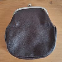 Grosse Vintage Leder Geldbörse braun