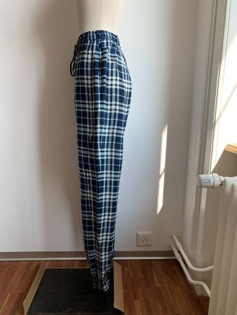 JOSEPH: Exklusive leichte karierte Seiden-Hose, 40, NP 495.-