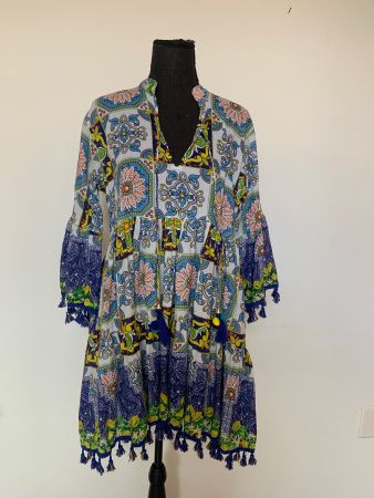 Bohokleid /Tunika im Positanostyle
