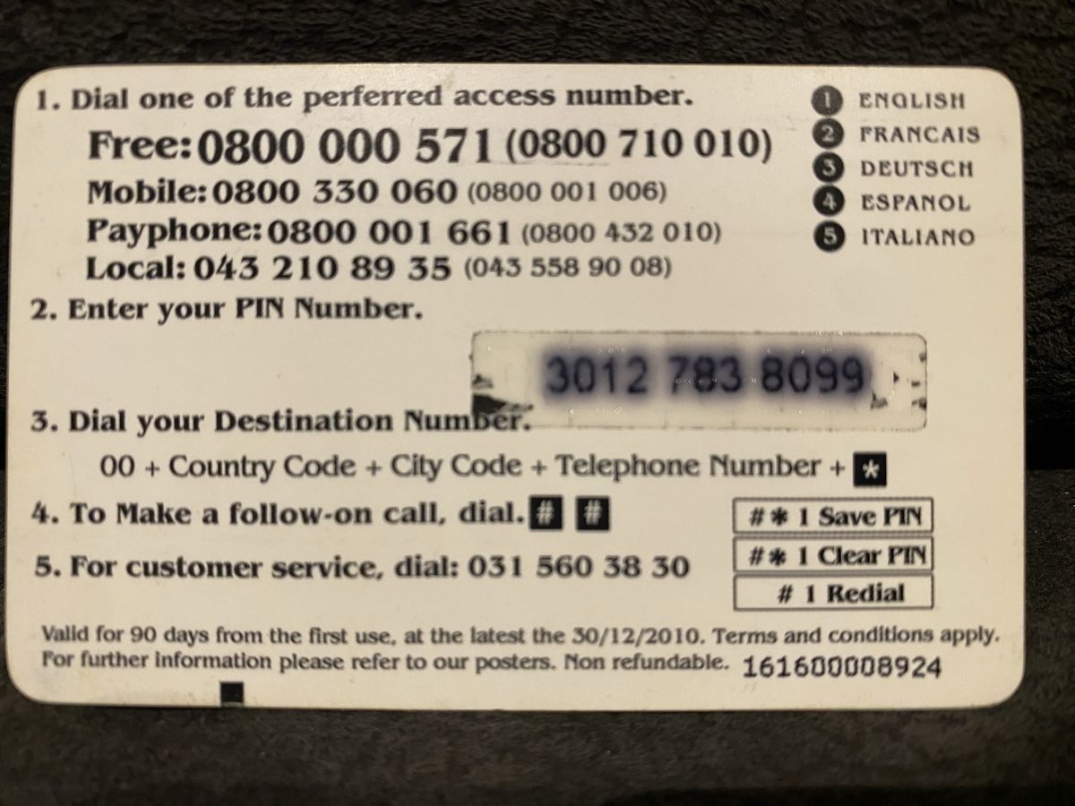 Schede telefoniche: Carte – Usato da Lausanne venduto da babacard10 1