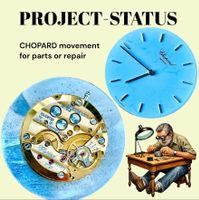 CHOPARD handaufzug Uhrwerk ungeprüft