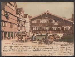 Appenzell  1907   Landwirtschaft Bäuerlicher Waschtag