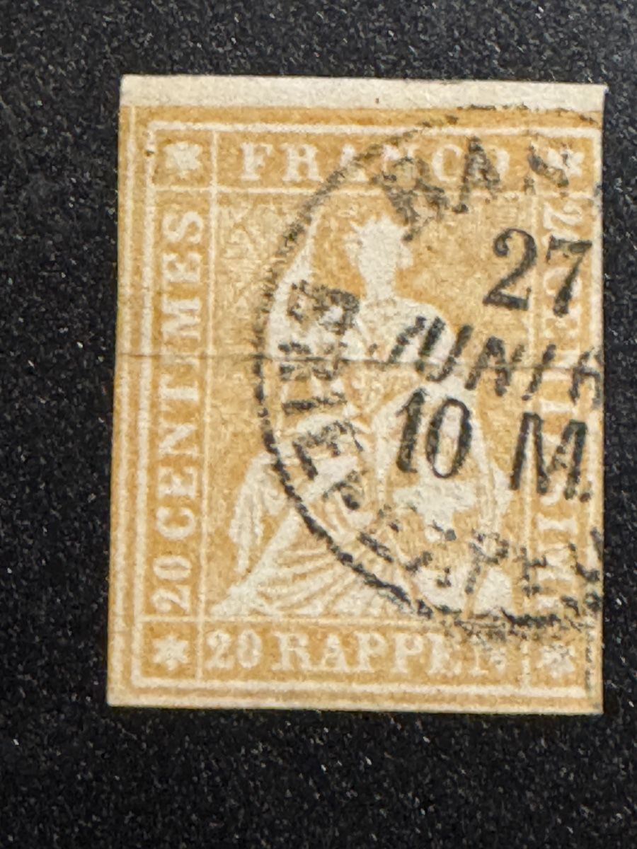 Alle Briefmarken: Schöner Strubel – Gebraucht aus Uster von Briefmarken
