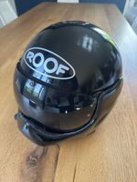 Casque moto jet ROOF noir utilisé en état correct