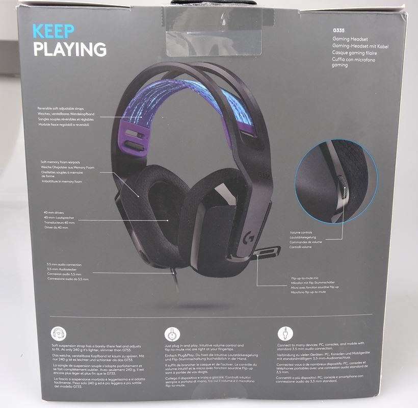 Logitech Kopfhörer: Logitech G G335 Gaming Headset – Neu (gemäss Beschreibung) aus Rüti ZH von Restwert_Rueti_ZH 1
