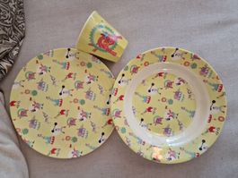 Kindergeschirr von RICE mit Zirkusmotiven