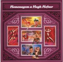 Block "Playboy. Hugh Hefner". Guinea-Bissau