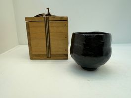 Teeschale Japan Chawan Keramik-  20. Jh. „Raku"