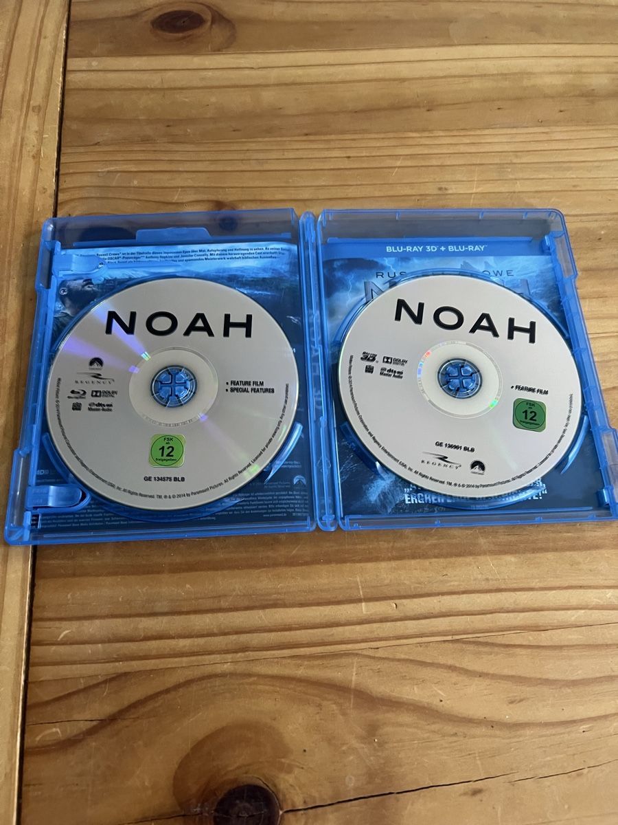 Tutti i DVDs: Blueray Noah 2D/3D in Top Zustand – Nuovo (secondo la descrizione) da Kallnach venduto da sta_sy57 2