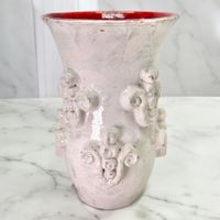 JEAN AUSTREY Vase vintage en céramique d'art