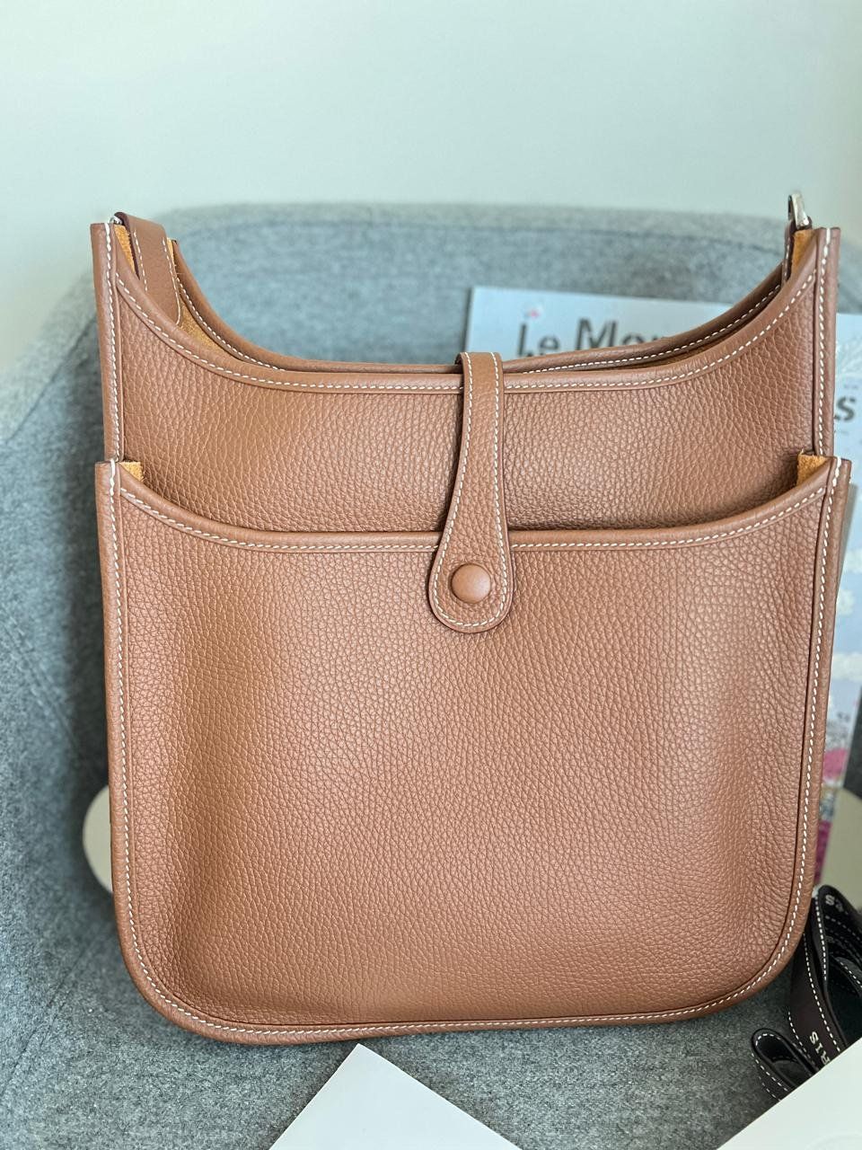 Hermès Borse: New Evelyne 29 Clemence Gold – Nuovo e nell'imballaggio originale da Genève venduto da Allforless 2