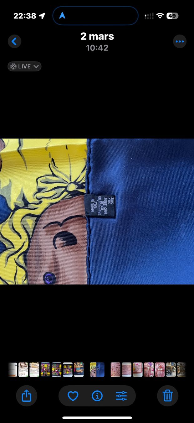 Chopard Foulard & Sciarpe: Foulards Chopard neufs – Nuovo e nell'imballaggio originale da Goumoens-la-Ville venduto da SandieF 6