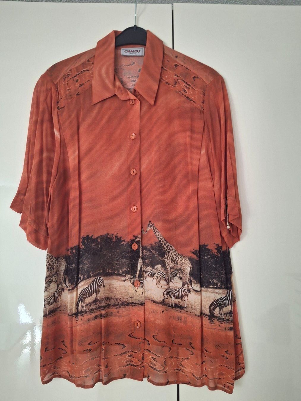 Camicette: Chalou Bluse Safari-Look, Grosse Grössen – Nuovo (secondo la descrizione) da WALTERSWIL SO venduto da thb_ybm8