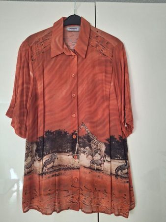 Chalou Bluse Safari-Look, Grosse Grössen