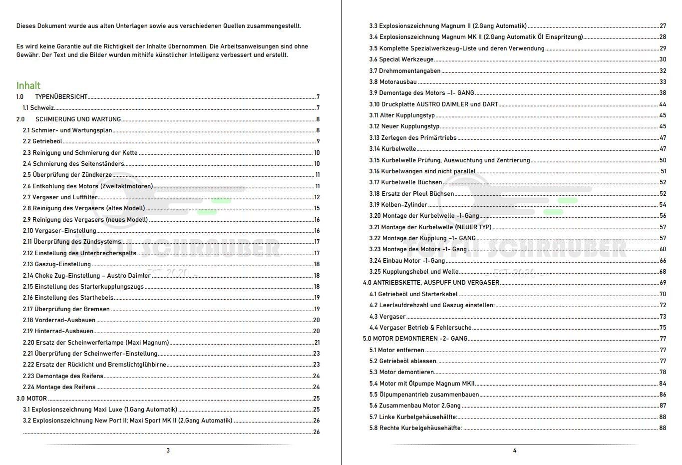 Puch Parti ricambio per ciclomotori: Puch Maxi N Start‑Set / Geschenkeset – Nuovo (secondo la descrizione) da Kirchleerau venduto da Toeffli_Schrauber 2