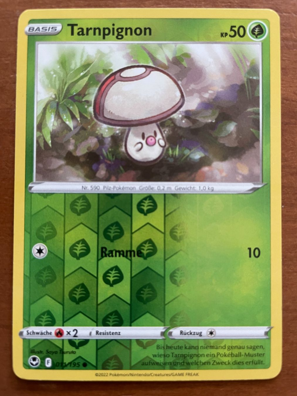 Pokémon Sammelbilder & Trading cards: Pokemon Tarnpignon Reverse (Versand gratis) – Neu (gemäss Beschreibung) aus Chur von Angerson