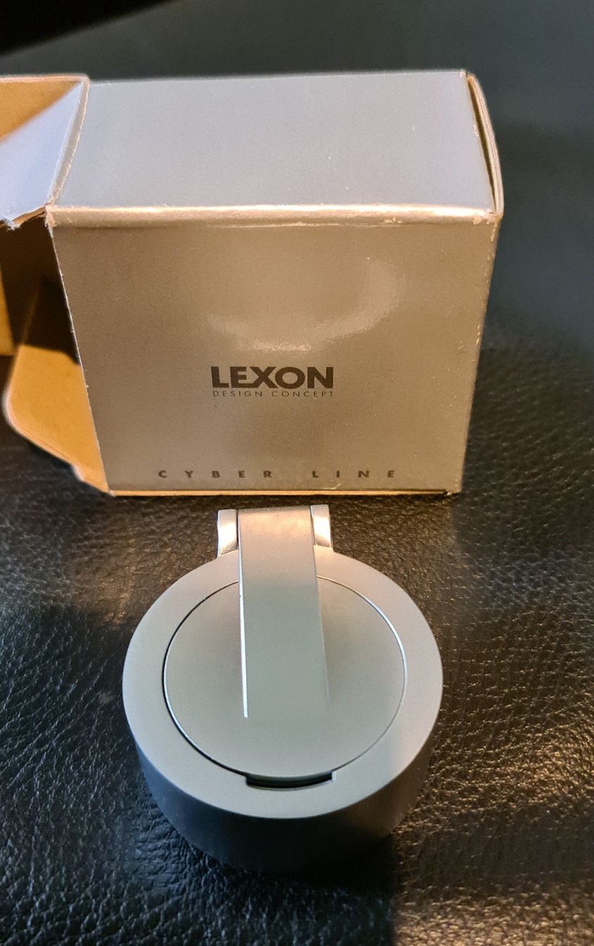 Lexon Sveglie: Lexon Cyber Line Design Konzept Analoger Wecker Silber – Nuovo e nell'imballaggio originale da Zürich venduto da prontoxxx 2