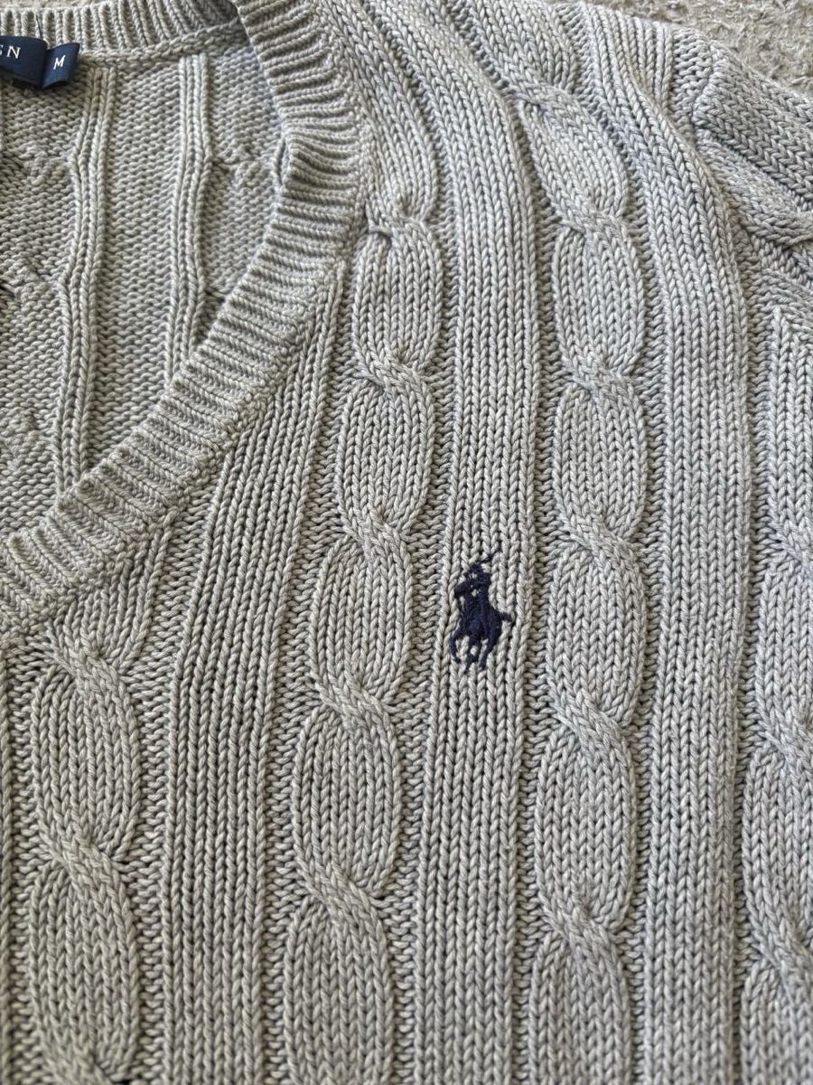 Ralph Lauren Maglioni & Felpe: Ralph Lauren Pullover, Strick, Grau, Grösse M - Herbst! – Nuovo (secondo la descrizione) da Basel venduto da archive. 2