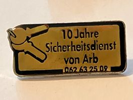 1 Pin Sicherheitsdienst von Arb 10 Jahre