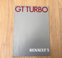 RENAULT 5 GT TURBO Verkaufsprospekt