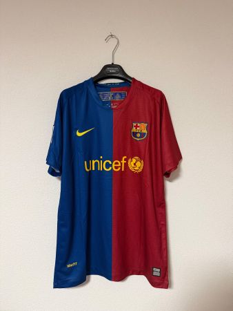 FC Barcelone Andrés Iniesta 8 Nike Unicef 2008/09