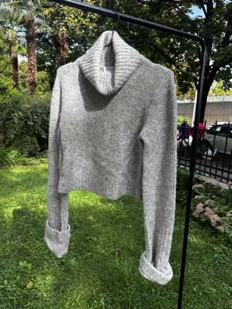 & Other Stories Sweater Grey Wool Alpaca Blend Size S