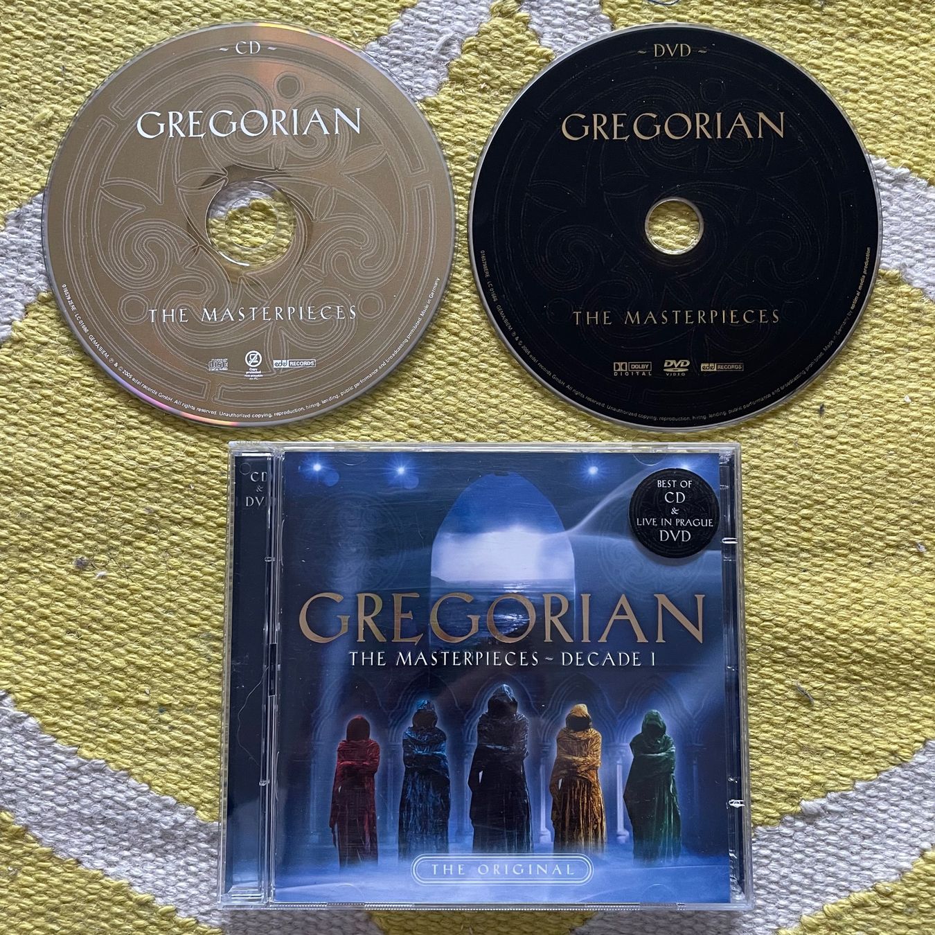 CD: GREGORIAN-CD+DVD THE MASTERPIECES DECADE 1 – Usato da Rorschacherberg venduto da CD-Roli