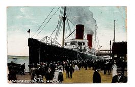 Liverpool Landungsteg vermutlich 1920 er Jahre. Schiff unbek