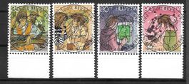 Serie Pro Juventute 1989 mit ET Vollstempel Bern 24.11.1989