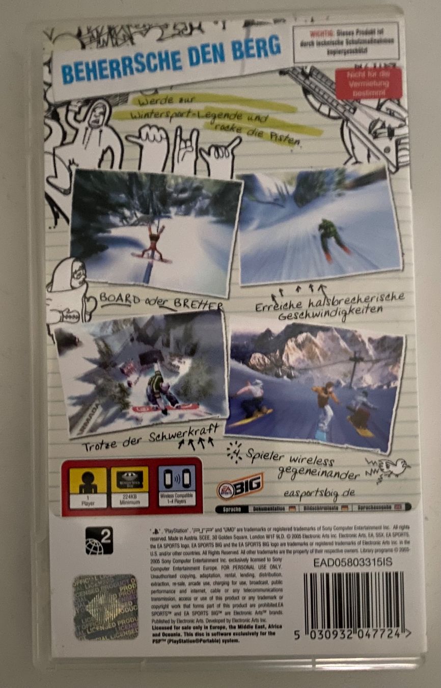 Sony Spiele: SSX on Tour - PSP Game – Gebraucht aus Lungern von Gjump 1