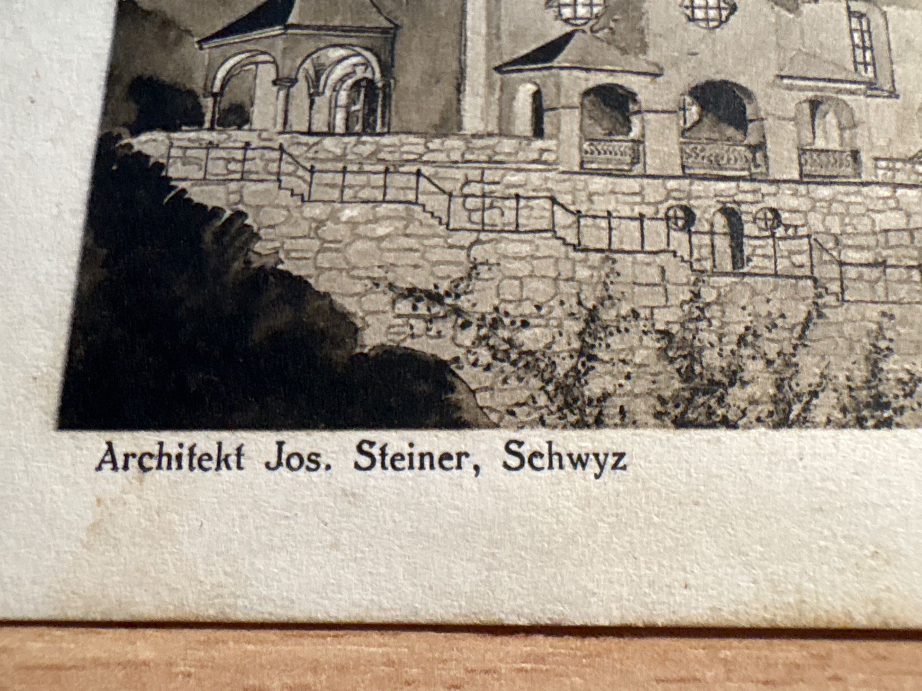 Cartes postales: Ansichtskarte Pfarrkirche Ingenbohl Südseite Architekt St... – D'occasion à Ibach par lisch3 2