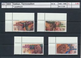 2003 Vatikan, "Tiermosaiken", ** postfrisch