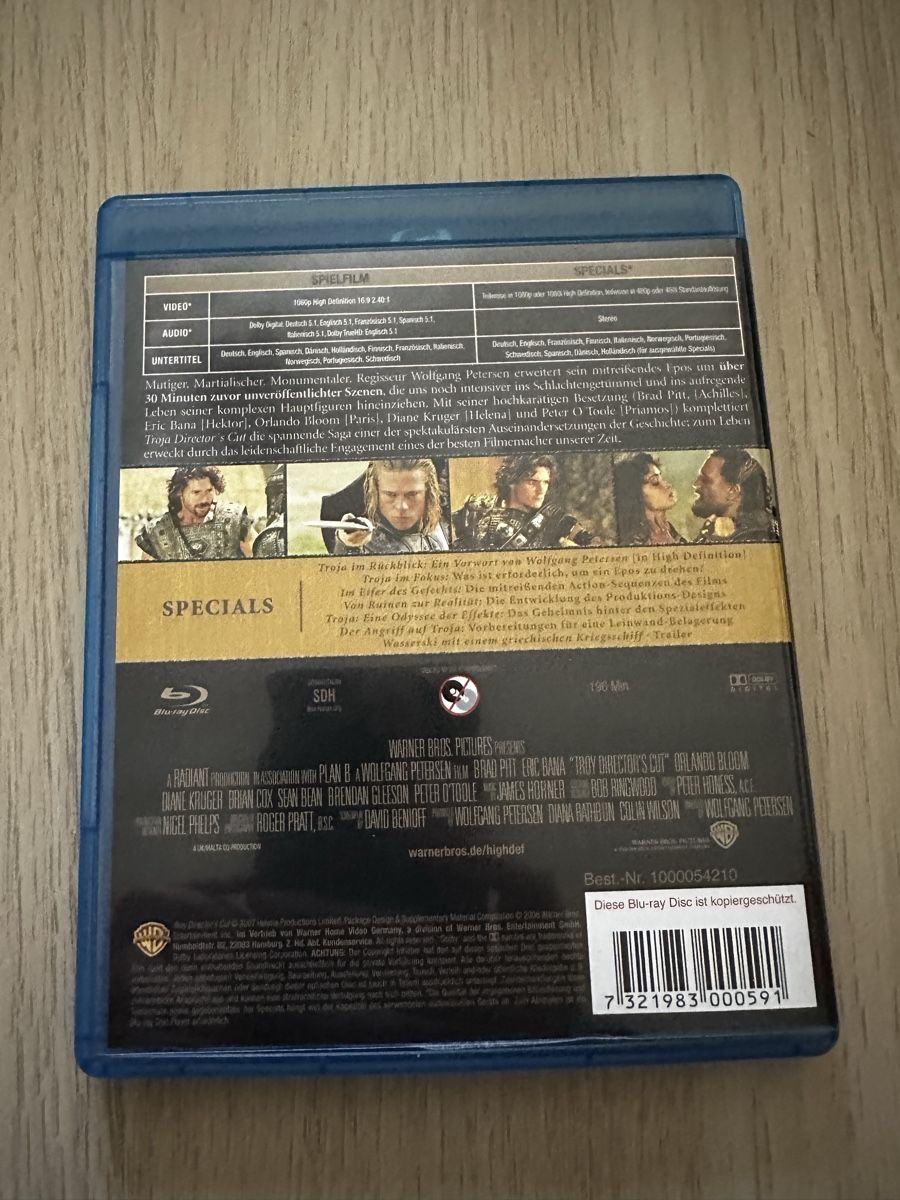 Tous les DVDs: Troja Special Edition Blu-ray – D'occasion à Hombrechtikon par baersandro 1