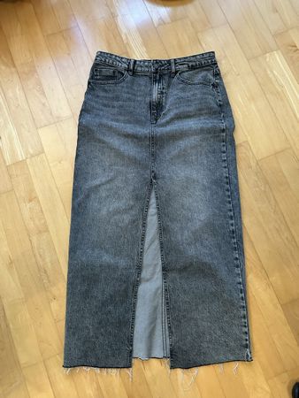Stradivarius Jeansrock Gr.38 mit Schlitz-Top Zustand! (54)