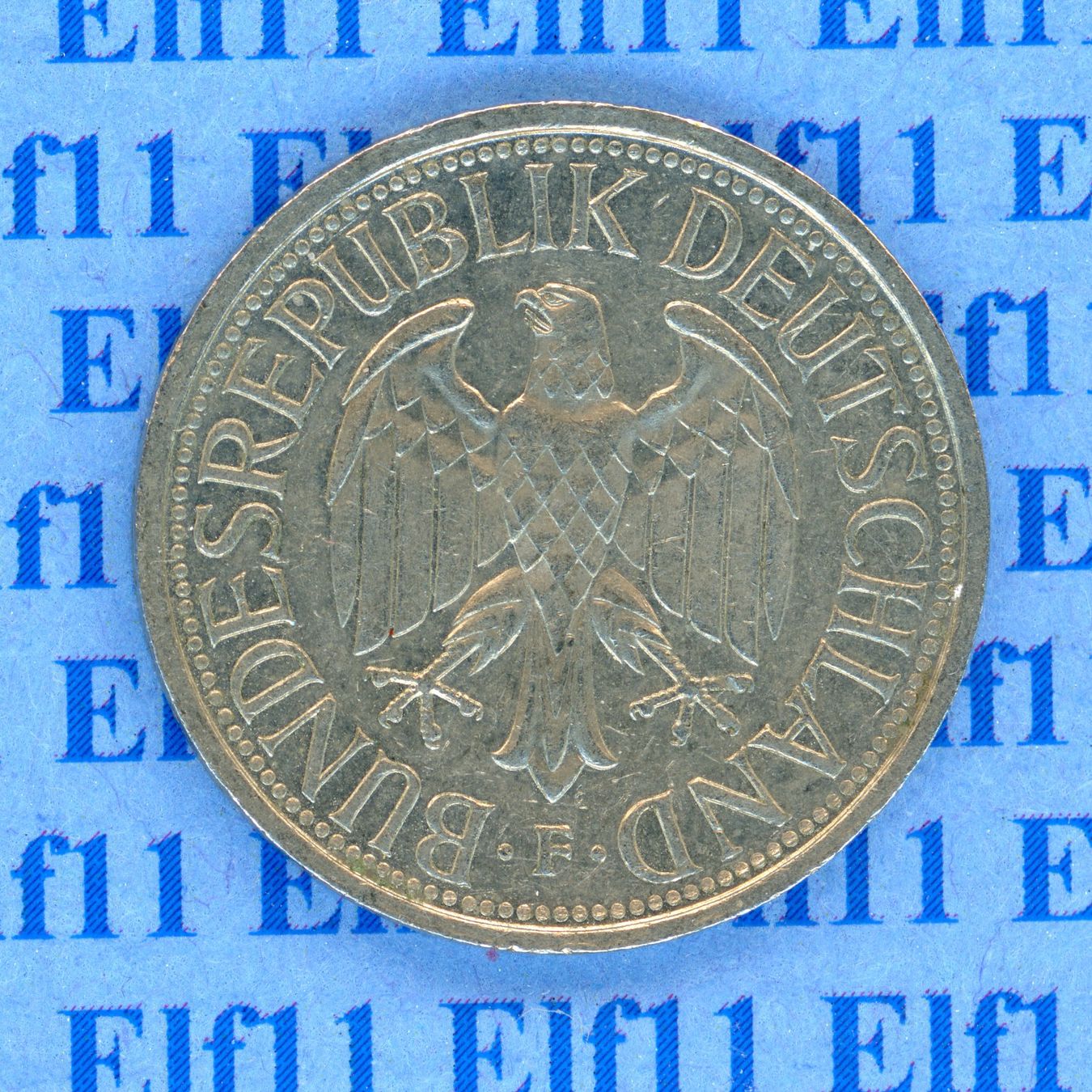Alle Münzen: DEM___1.00 1977F -vz 1 Deutsche Mark – Gebraucht aus Widnau von Elf11 1