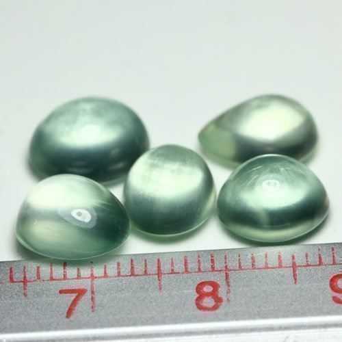 Pietre preziose: Prehnite Oval Grün 5stk Lot – Nuovo e nell'imballaggio originale da zuerich venduto da Jewlsdesign 1