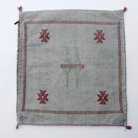 Sabra Kissenbezug aus Kaktus-Seide, Vintage -Look